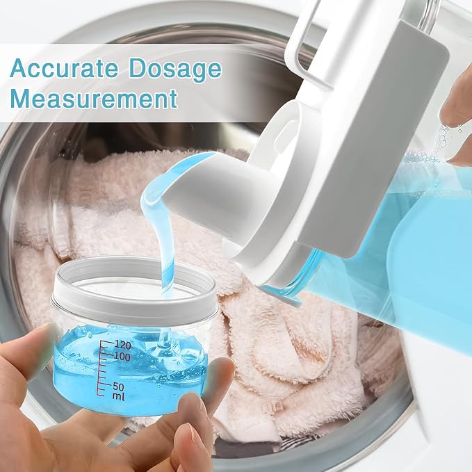3 Pack Laundry Detergent Dispenser, 78oz Laundry Soap Dispenser, Refluxable - Image 8