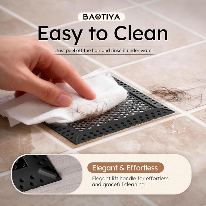 Not Moving Shower Drain Hair Catcher, Effective Hair Catcher Shower Drain - Image 5