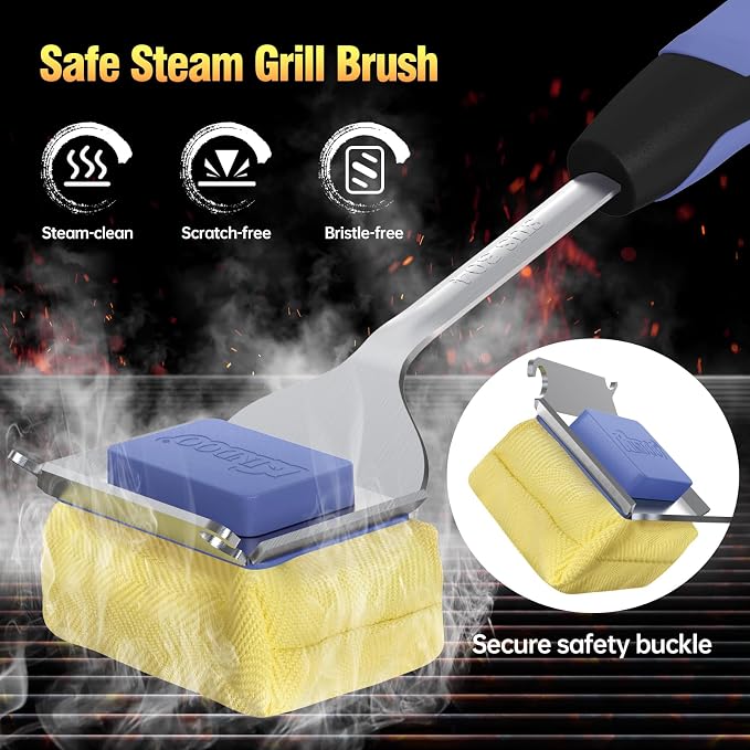 Grill Cleaning Brush Bristle Free - Image 2