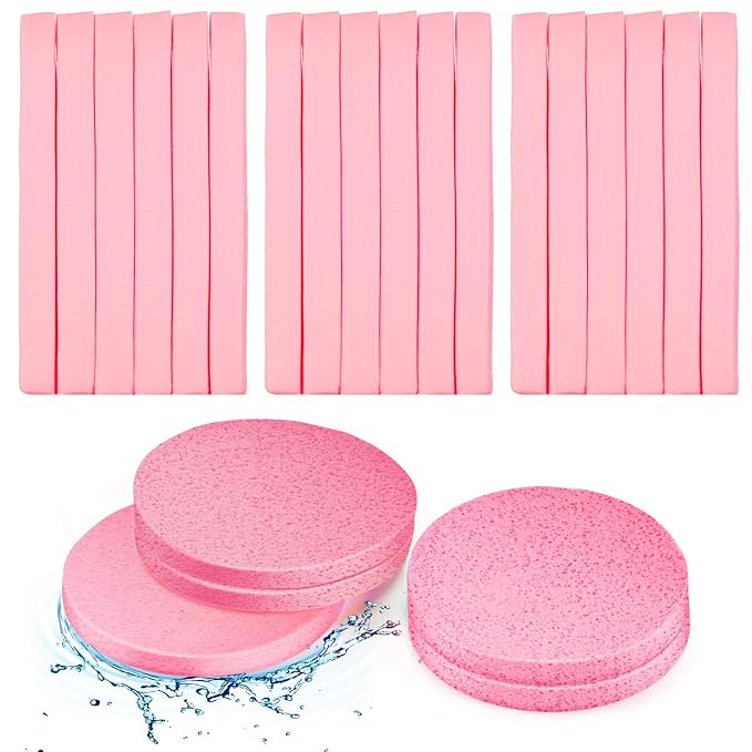 Patelai 120 Pieces Compressed Facial Sponge by Patelai