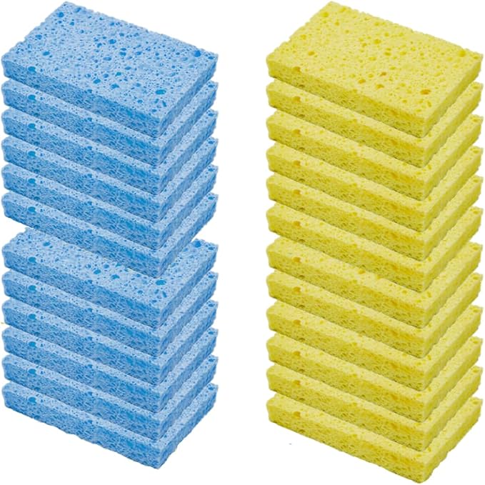 CELOX 24 Pack Cellulose Sponges, Kitchen Sponges - Image 8
