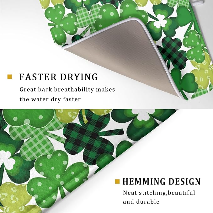Khope St Patrick's Day Dish Drying Mat - Image 3