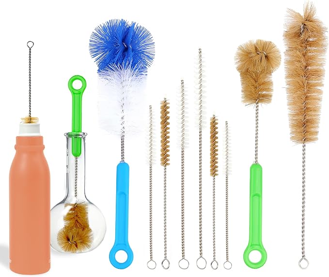 Houseables Bottle Brushes, Water Bottle Cleaner Brush Set, Hydroflask Cleaning by Houseables