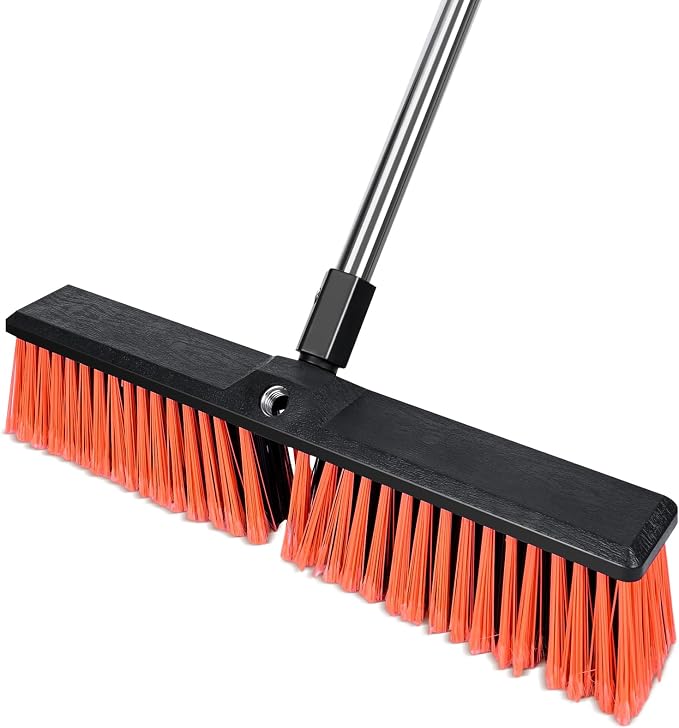 Push Broom, Heavy Duty Outdoor Broom by Unknown