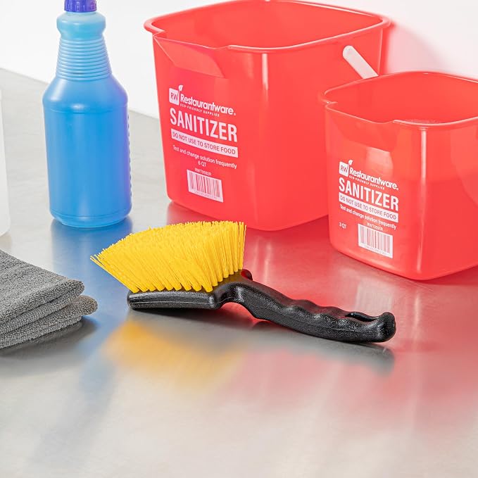 Restaurantware-Clean Tek Professional 10.24 Inch Utility Brush, 1 Heavy-Duty - Image 7