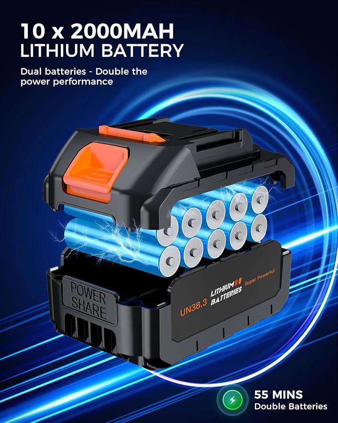 Car Vacuum Portable Cordless, 35000PA High Power Suction & Blower, Wireless - Image 4