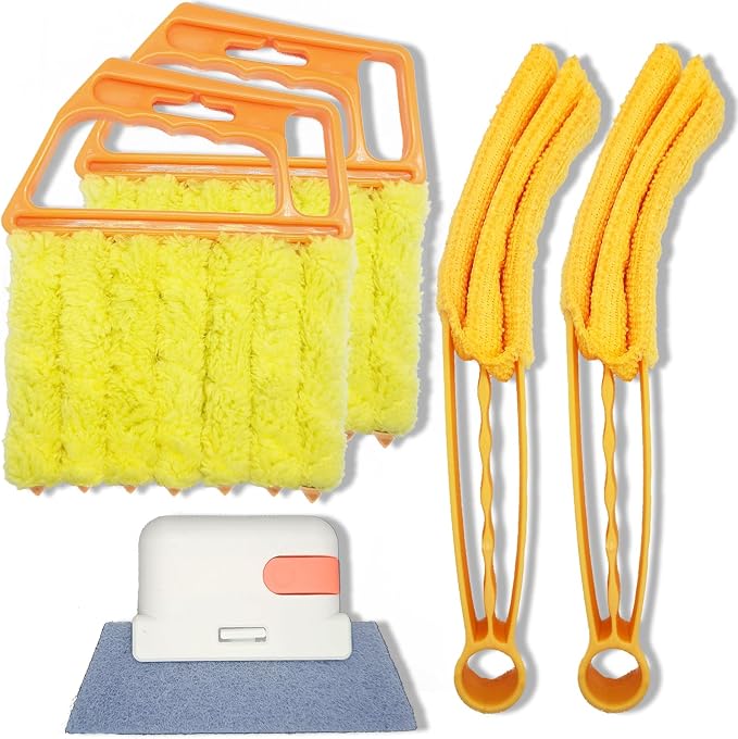 5Pcs Window Blind Cleaning Set, Washable dust Removal Cleaning Tools, air Vent by CLJAQZW