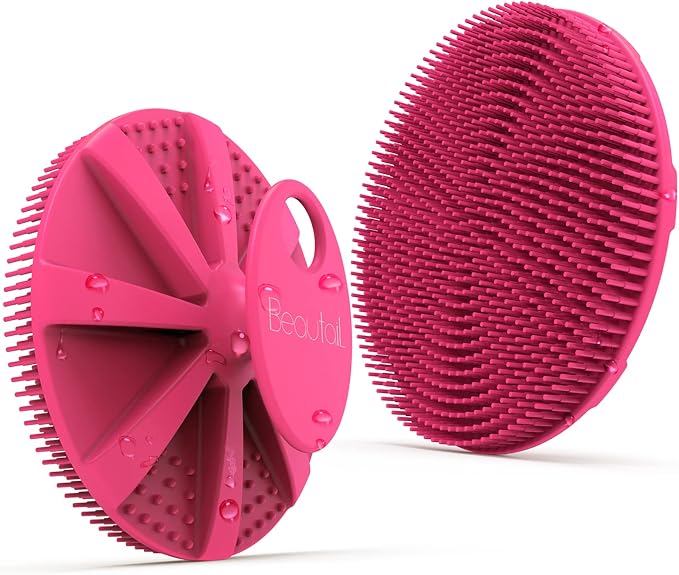 Silicone Body Scrubber, BEAUTAIL Shower Bath Scrubber, More Hygienic Than by BEAUTAIL
