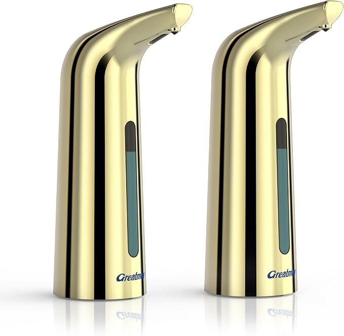 Convenient Automatic Soap Dispenser, 4 Adjustable Levels Touchless Hand by Greatmay