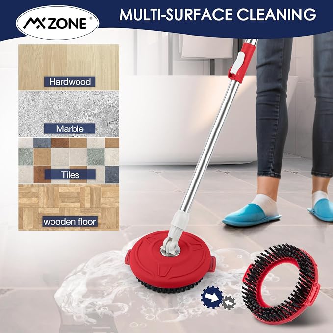 Spin Mop Brush for Hurricane 360°Spin Mop Systems, Scrubber Brush Replacement - Image 6