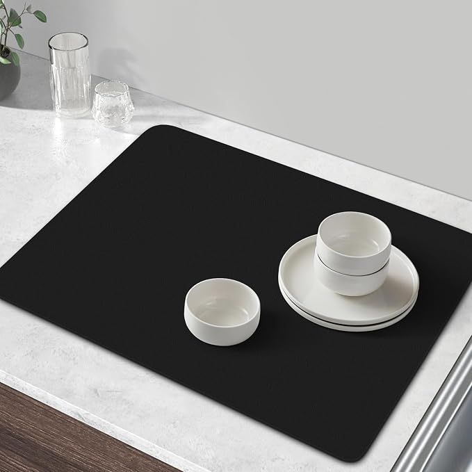 WISELIFE Coffee Mat Super Absorbent Dish Drying Mat Bar Accessories Match - Image 6
