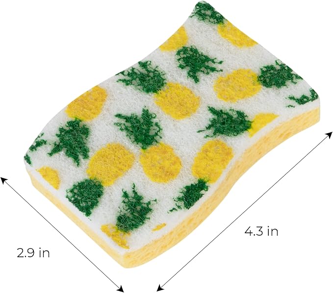 Smart Design Non-Scratch Cellulose Smart Scrub Sponge - Image 3