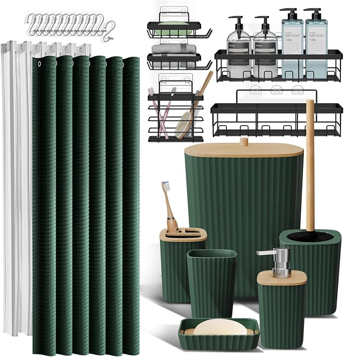 Clara Clark Bathroom Accessories Set by ClaraClark