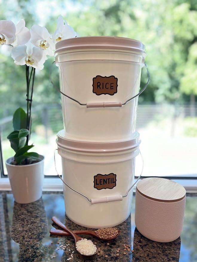 House Naturals 2 Gallon Food Grade BPA Free Bucket Container - Image 7