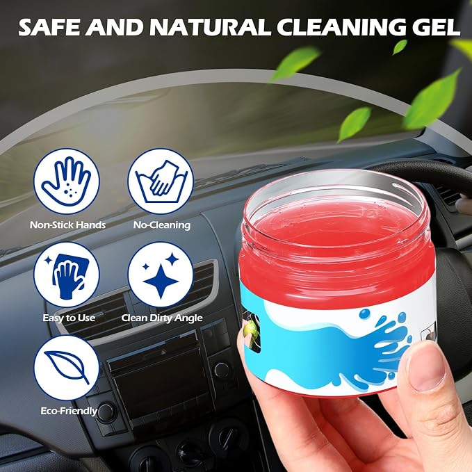 12 Pack Car Cleaning Gel Detailing Cleaner Putty Auto Clean Dust Mud Tools - Image 4