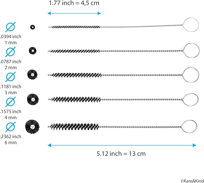 Set of 15 Cleaning Brushes and 10 Cleaning Needles - Image 4