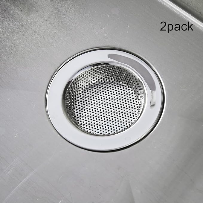 Kitchen Sink Strainer Stainless Steel, LASSHSWA Kitchen Sink Drain Strainer - Image 7