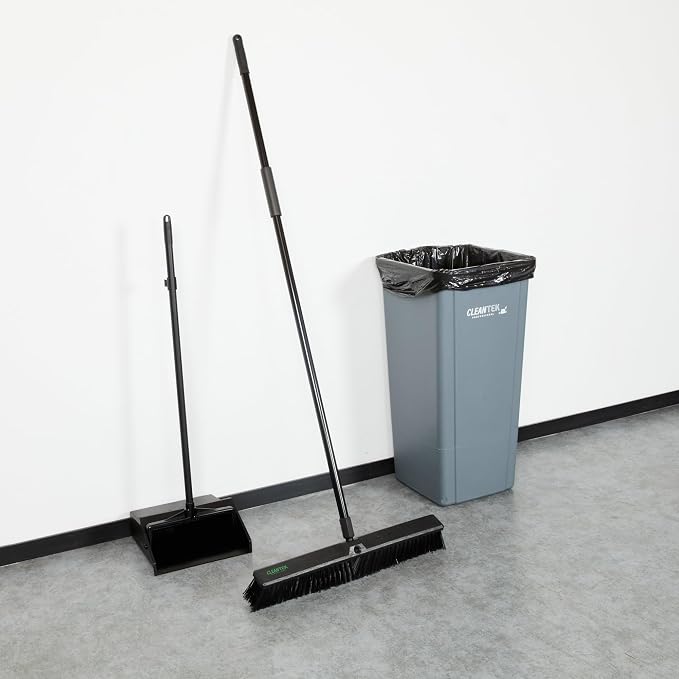 Restaurantware-Clean Tek Professional 23.62 Inch Push Broom, 1 Heavy-Duty Broom - Image 3