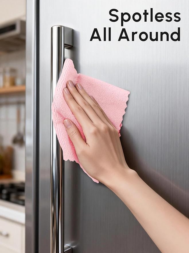 Microfiber Cleaning Cloths Roll, 75 Pack Tear Away Microfiber Towels Roll - Image 5