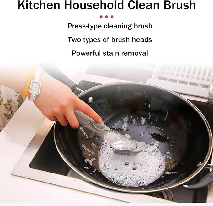 Soap Dispensing Dish Brush - Image 2