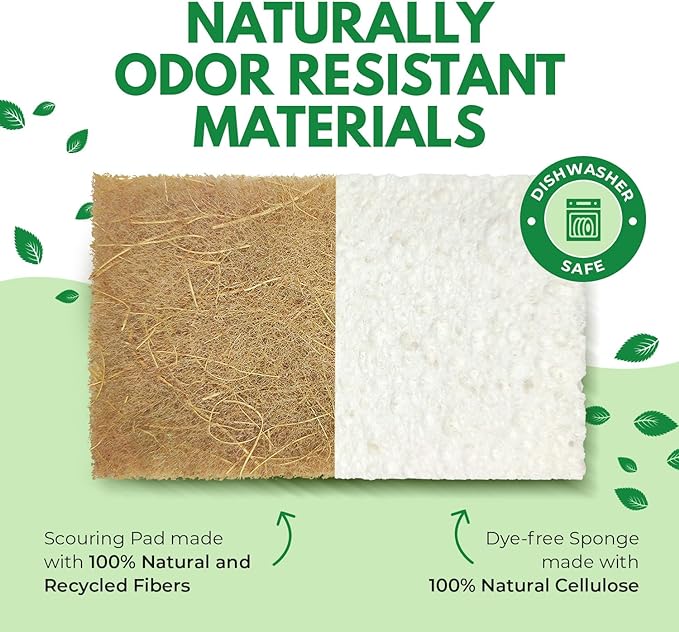 Natural Kitchen Sponges Pack of 20 - Image 4