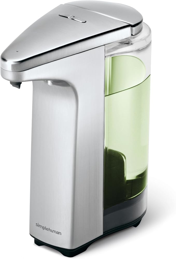 simplehuman 8 oz. Touch-Free Sensor Liquid Soap Pump Dispenser by Simplehuman