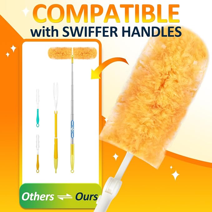 Duster Refills 50 Counts, 360° Heavy Duty Multi Surface Duster Refills - Image 6