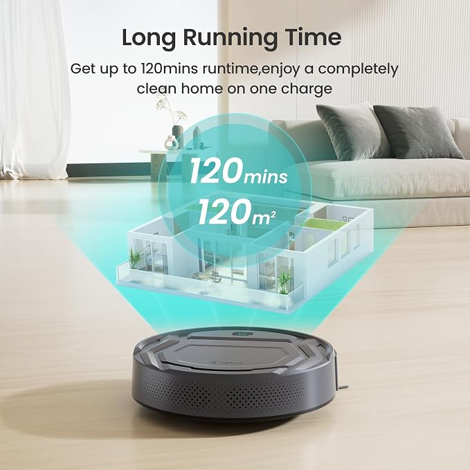 Lefant M210 Pro Robot Vacuum, Slim Quiet, 3 Adjustable Suction Levels, 6 Modes - Image 7