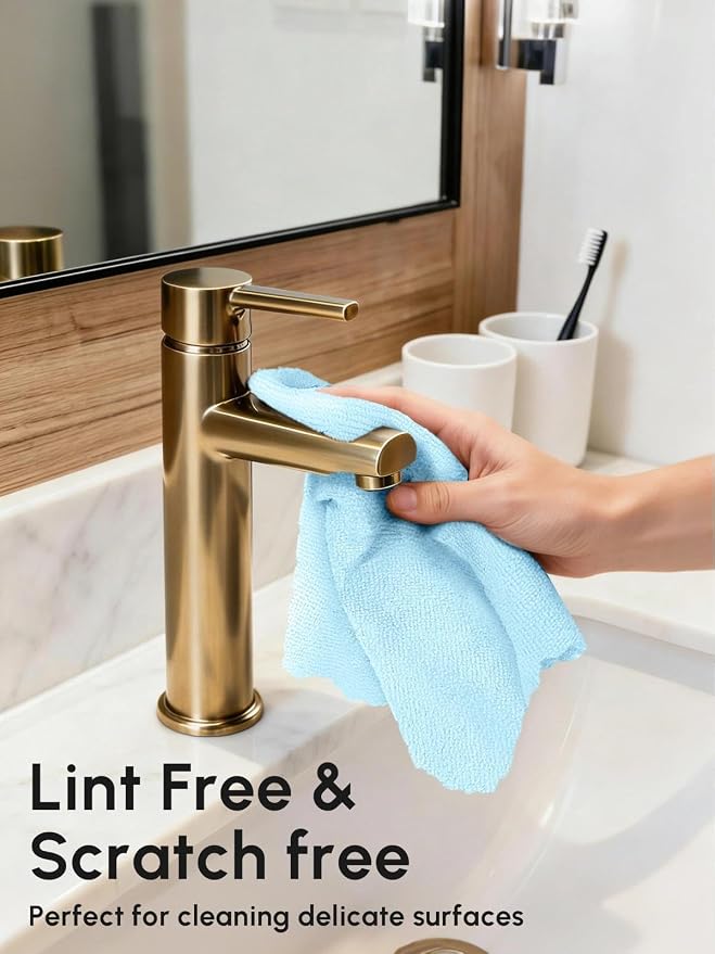 Microfiber Cleaning Cloths Roll, 75 Pack Tear Away Microfiber Towels Roll - Image 4