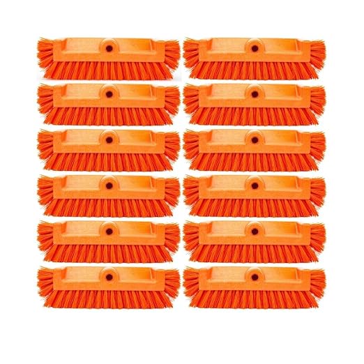 SPARTA Multi-Level Tile Scrub Brush 12" Wide Brush Head, Heavy-Duty Tile by SPARTA