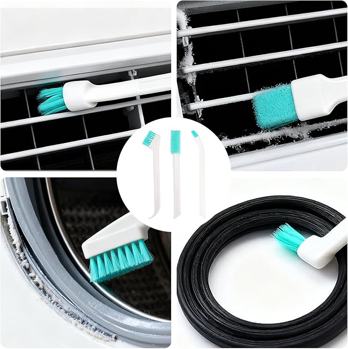 11Pcs Fan Cleaner Brush Set, Fan Cleaning Brush Cobweb Duster, Bendable Cobweb - Image 4