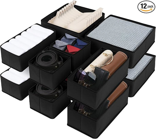 Cupic Cupid Drawer Organizer, Dresser Organizers, Foldabe Drawer Organizer by Unknown