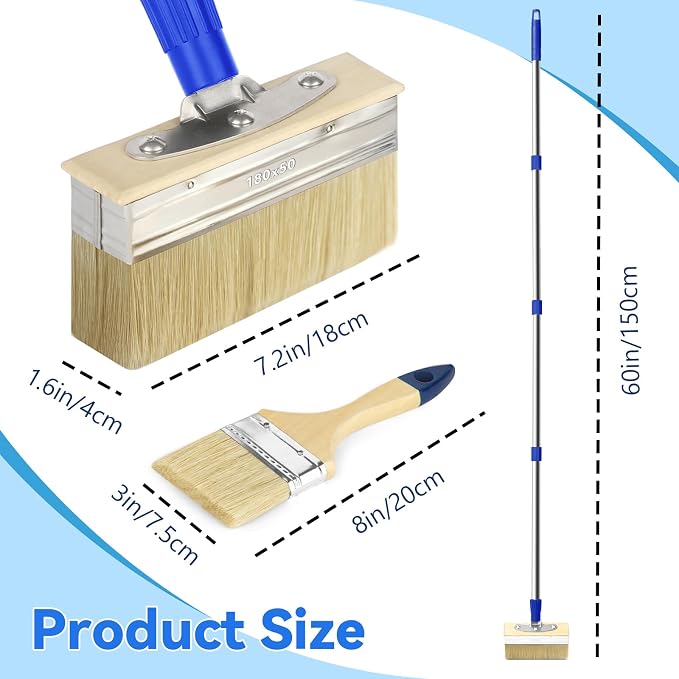 7" Deck Stain Brush Applicator - Image 6