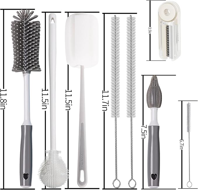 8Pcs Water Bottle Cleaner Brush Compatible - Image 2