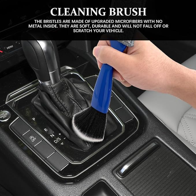 Universal 2 in 1 Duster for Car Clean, Car Vent Cleaner, Double Head Brush - Image 6