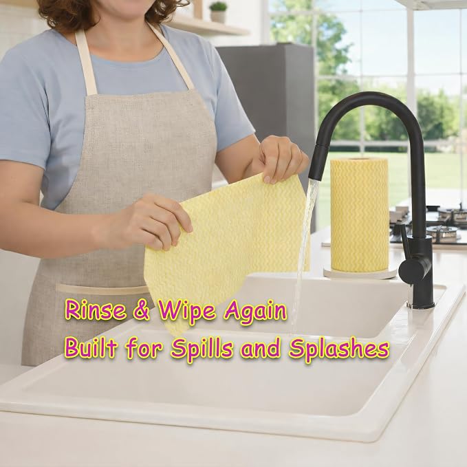 GLL Cleaning Cloths Roll Wipe Sheets, Dish Wash Cloths, Disposable Cleaning - Image 5