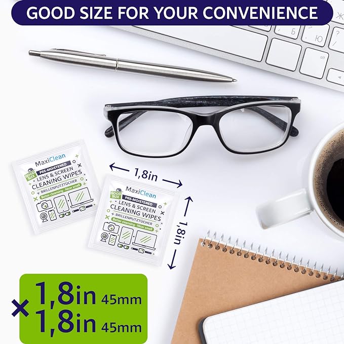 440 Pack Lens Wipes for Eyeglasses Pre-Moistened, Individually Wrapped - Image 4