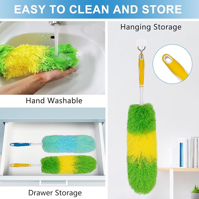 2 Pack 20-inch Microfiber Dusting Dusters - Image 8