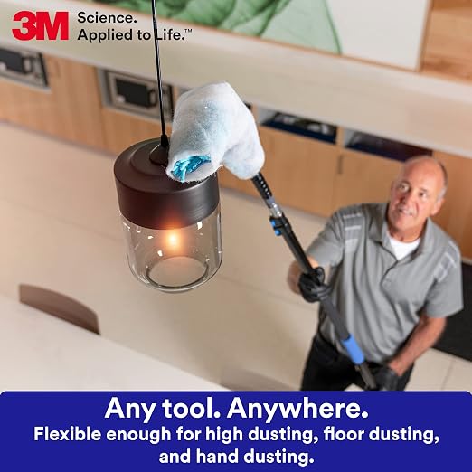 3M Easy Trap Sweep and Dust Sheets, 1 Roll of 60 8" x 6" Sheets, Disposable - Image 3
