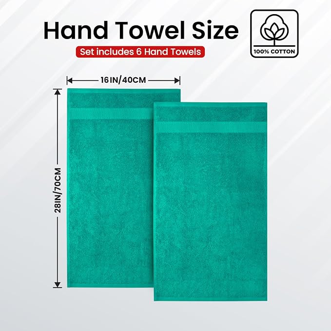 Infinitee Xclusives Green Hand Towels - Image 3