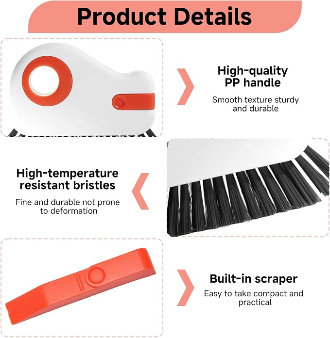 2 Pcs 2 in 1 Window Track Cleaner, Groove Cleaner Brush, Effective Window Sill - Image 3