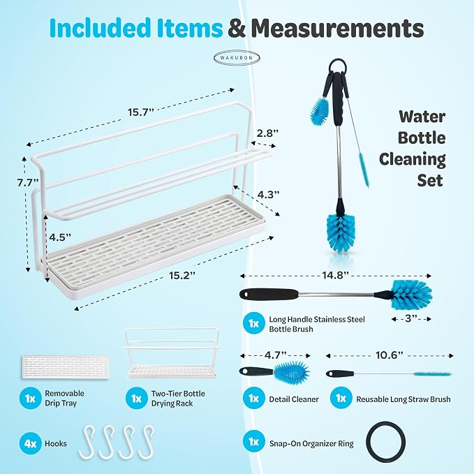 Bottle Drying Rack for Kitchen Countertop - Image 2