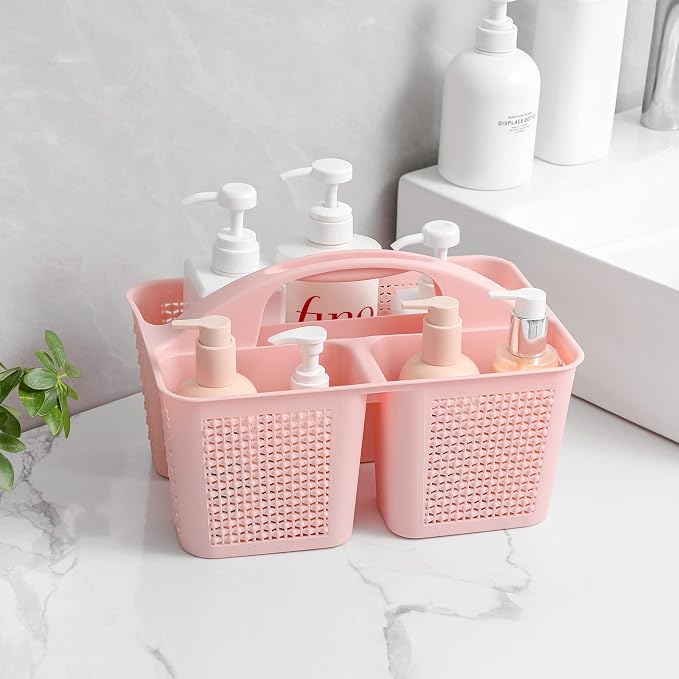 UUJOLY Plastic Portable Shower Caddy Basket Bucket, Cleaning Shower Basket - Image 2