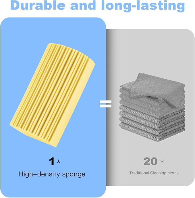 4 Pack Damp Clean Duster Sponge, Magic Sponge Eraser - Image 2