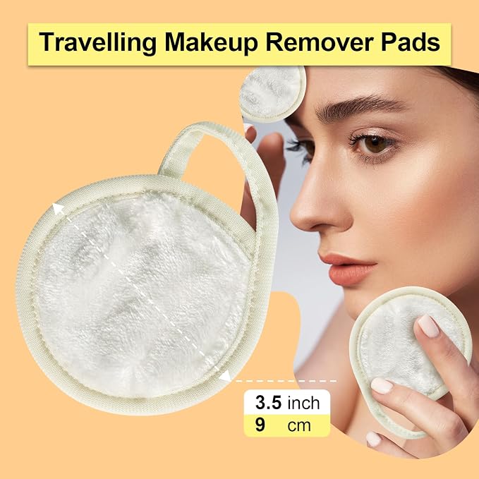 Nugilla 18 Packs Reusable Makeup Remover Pads - Image 2