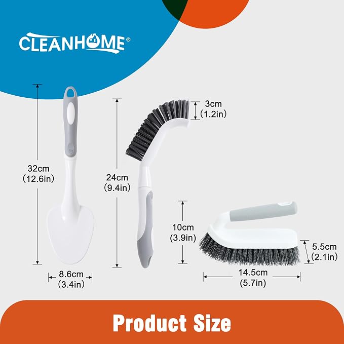 3 Pcs Scrub Brush, Scrub Brushes - Image 2