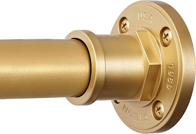 BRIOFOX Industrial Shower Curtain Rod - Image 2