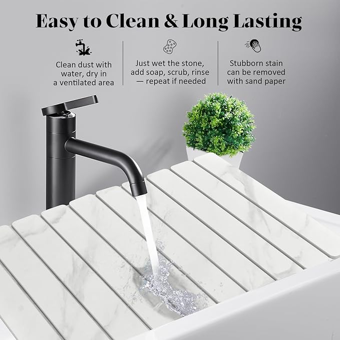 2 PCS Large Stone Dish Drying Mats - Image 5