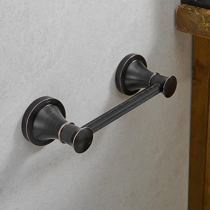 Hoimpro Wall Mounted Rustproof Toilet Tissue Paper Holder Bathroom Accessories - Image 2