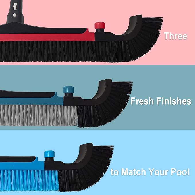 Poolvio 22" Extra-Wide Pool Brush Head, Heavy-Duty Pool Scrubber Brush - Image 3